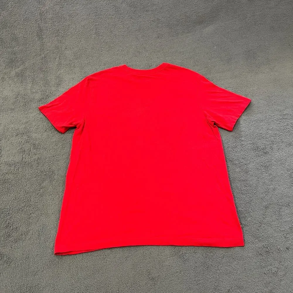 Nike Tee Red Los Angeles Angels Light Up The Halo Graphic T-Shirt Men's Size L